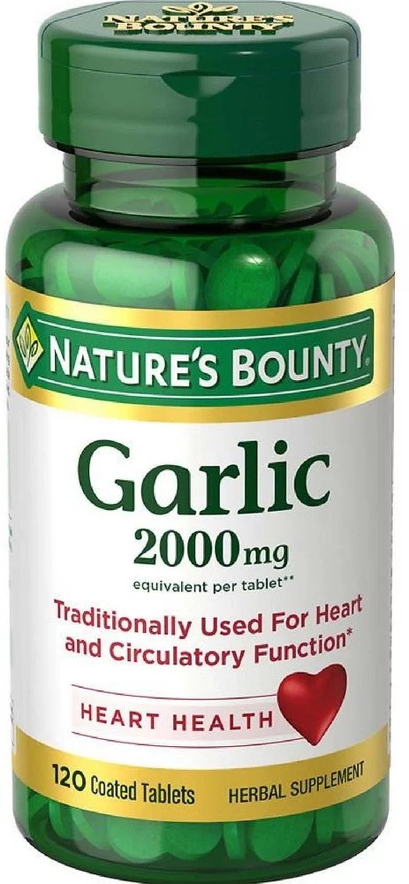 Nature'S Bounty Garlic 2000Mg, Tablets 120 Ea (Pack of 2)