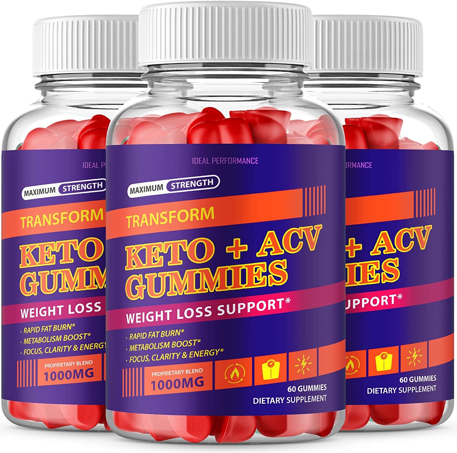 (3 Pack) Transform Keto ACV Gummies Transform Keto ACV Gummies Advanced Transform Keto plus ACV Gummies Transform Keto Apple Cider Vinegar Gummies Supplement (180 Gummies)