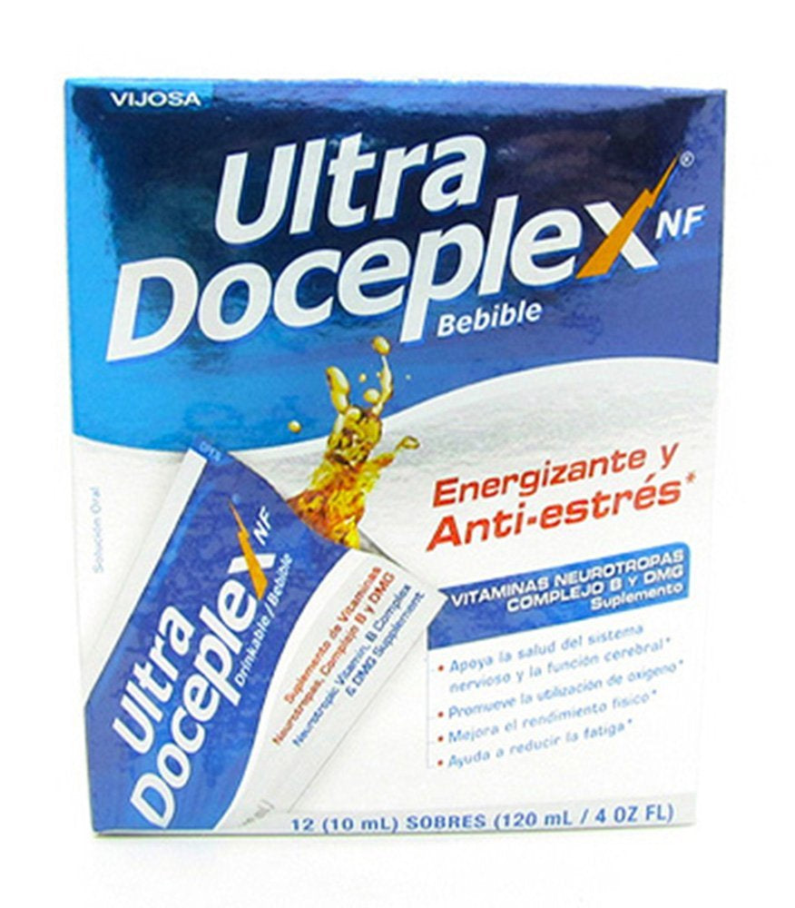 Vijosa Ultra Doceplex Drinkable Energy Booster & Anti-Stress 12 Pouches