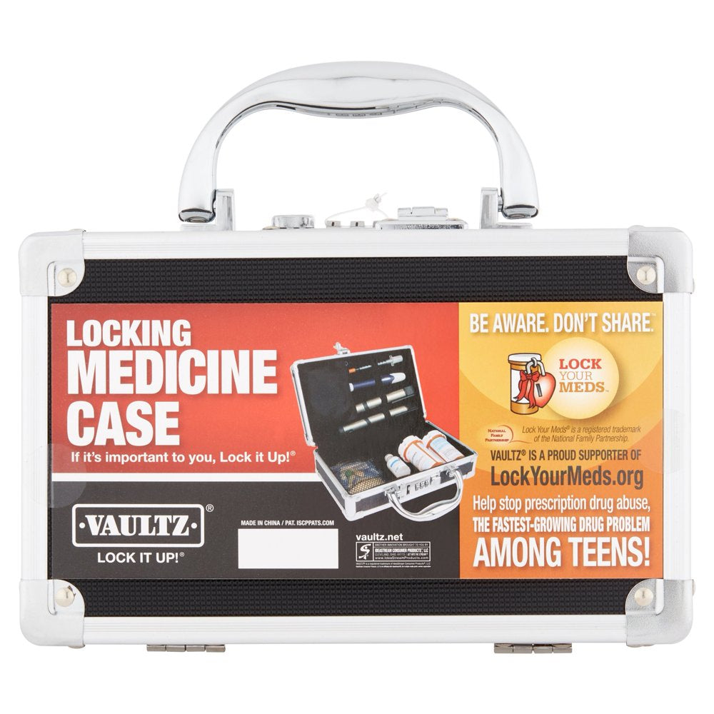 Vaultz Locking Medicine Case by Ideastream Consumer Products - Safe and Secure Pill Organizer, VZ00361