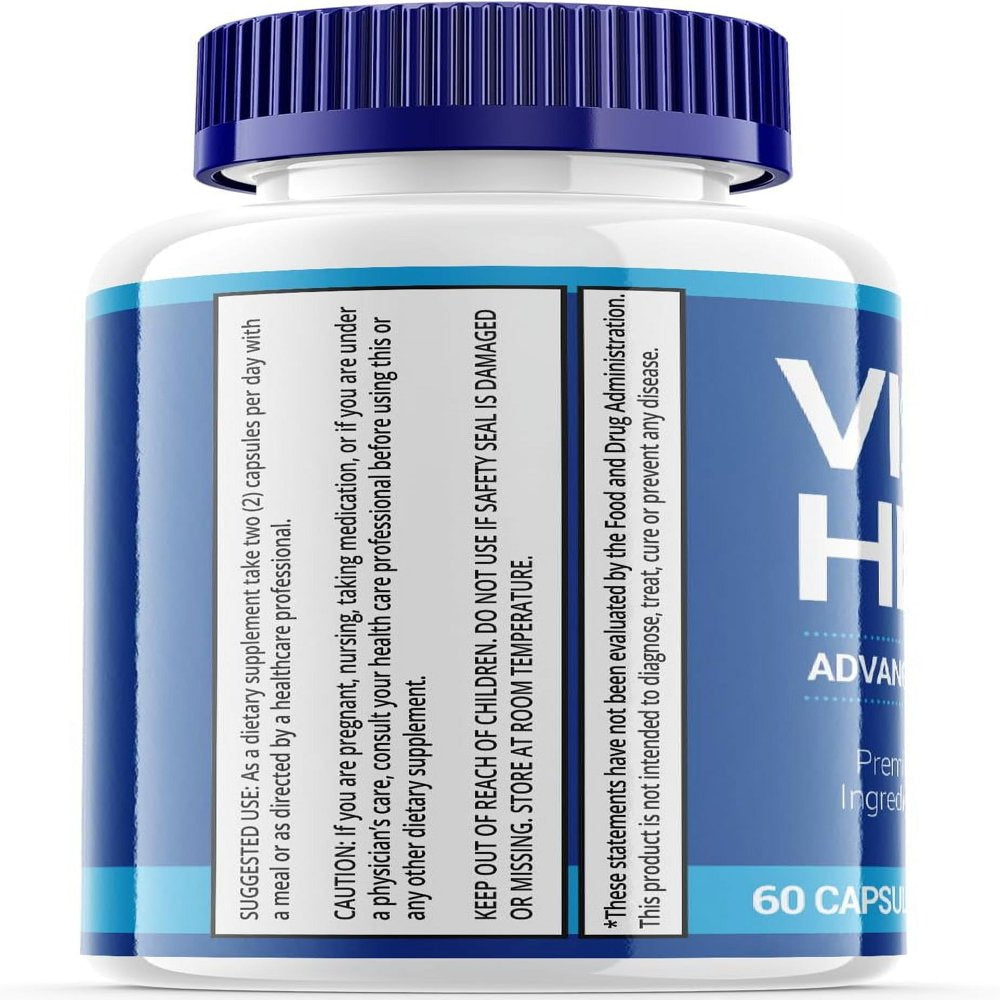 (1 Pack) Vision Hero - Revolutionary Advanced Vision Matrix Formula - Supports Healthy Vision - Dietary Supplement for Eyes Sight - 60 Capsules