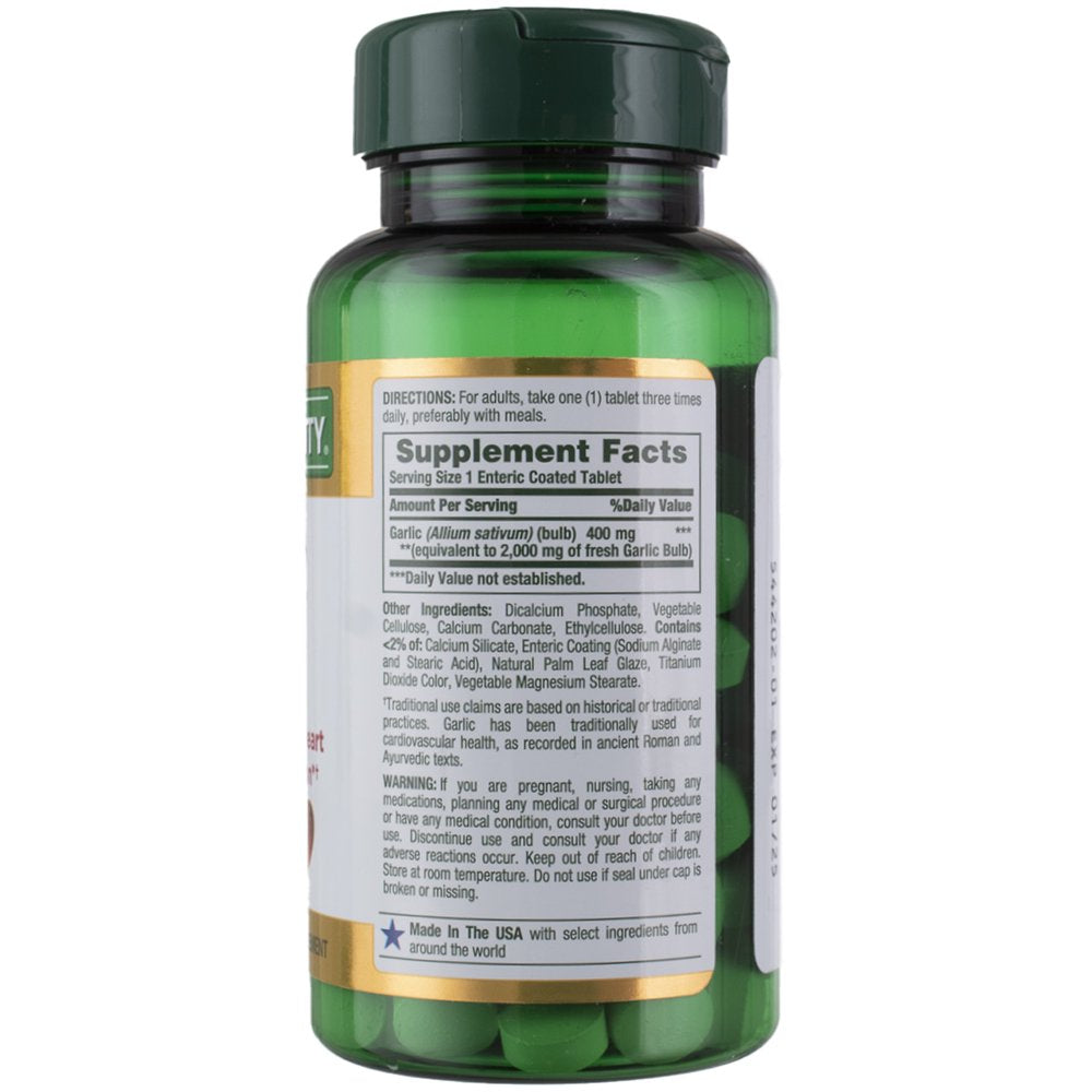 Nature'S Bounty Garlic 2000Mg, Tablets 120 Ea (Pack of 2)