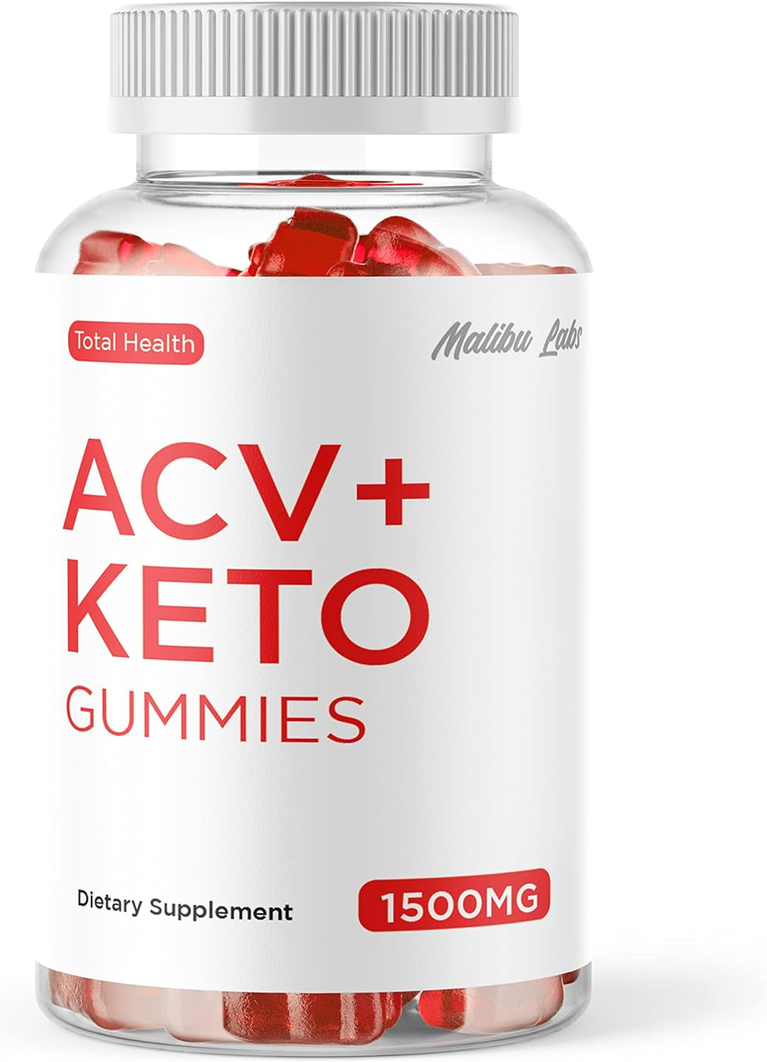 Total Health ACV Gummies, New Strong Time Released Formula, 1500Mg Once a Day, Ketogenic Ketosis, Totalhealth ACV Shark Gummies, Gummy Gomitas Apple Cider Vinegar Gummies, (1 Pack) 30 Day Supply Tank