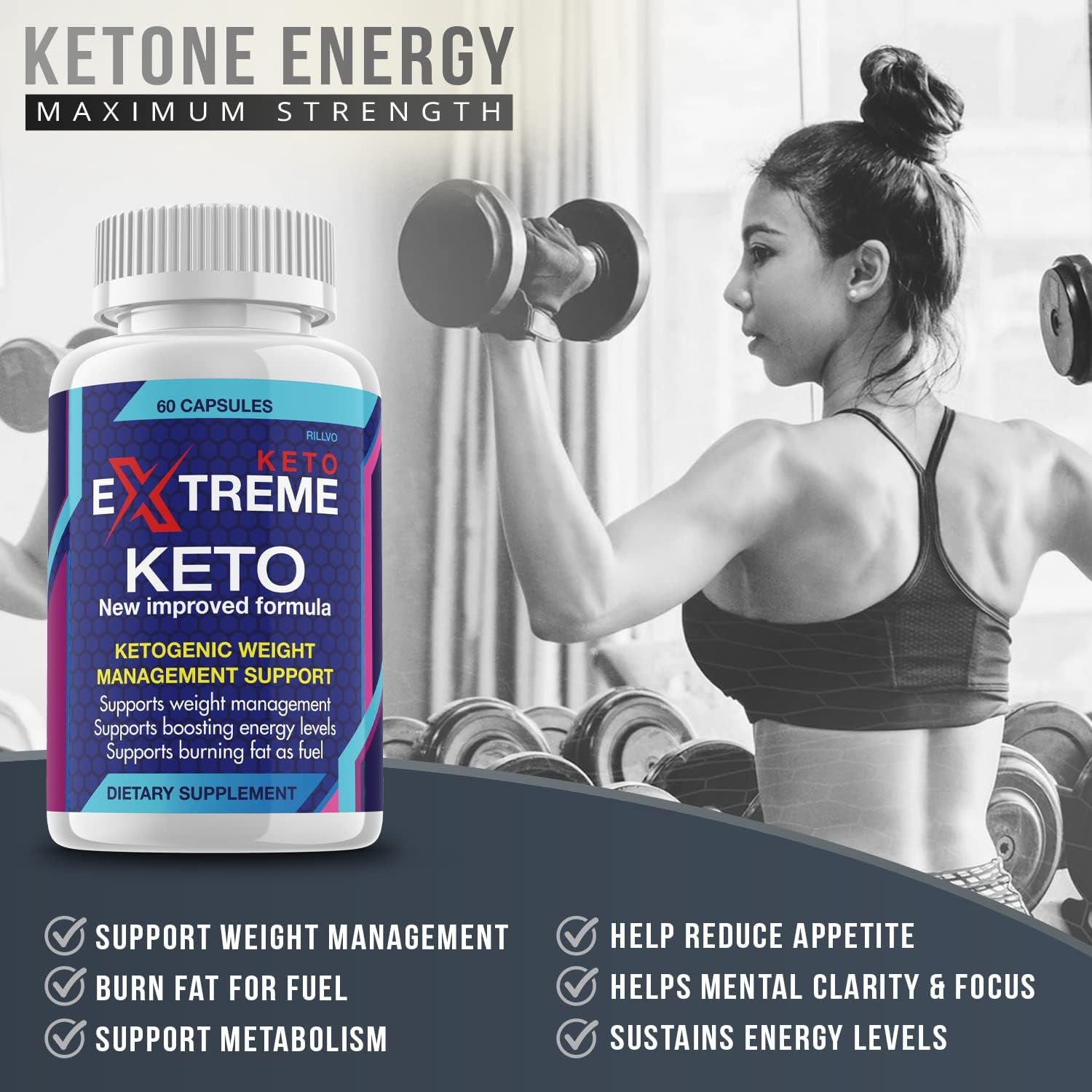 (5 Pack) Keto Extreme Pills, Advanced Ketogenic Formula (300 Capsules)