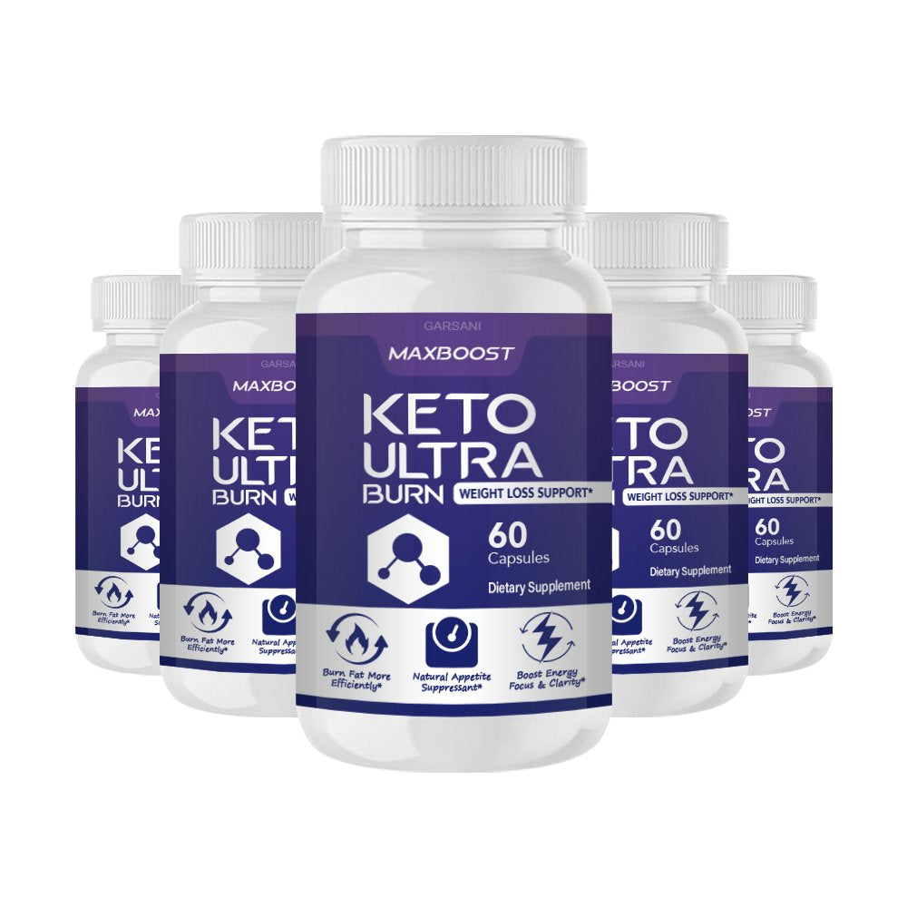 Max Boost Keto, Keto Ultra Burn - 5 Pack