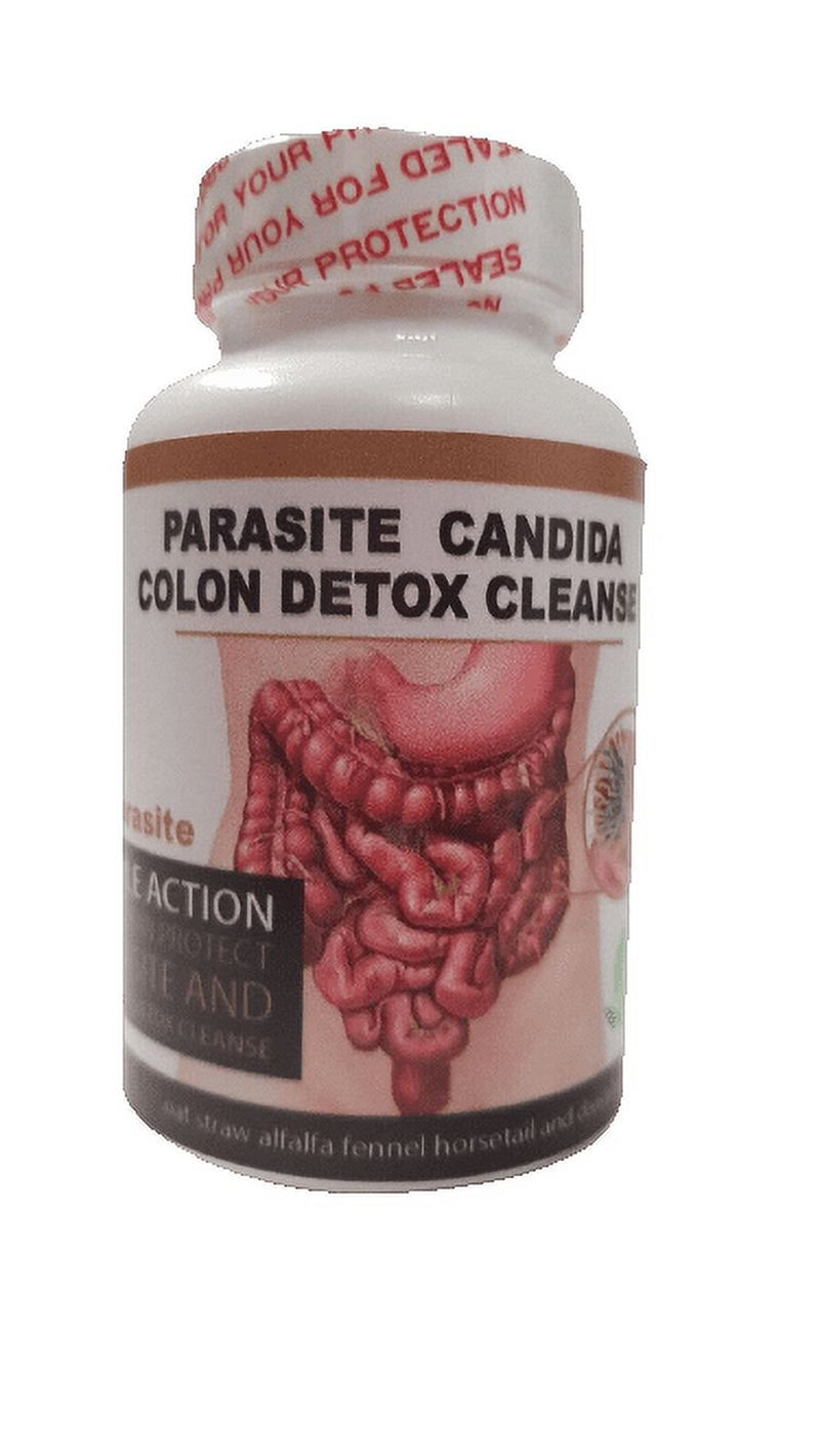 DETOX Liver Colon Yeast Killer Pills All Natural Detox -100 Capsule