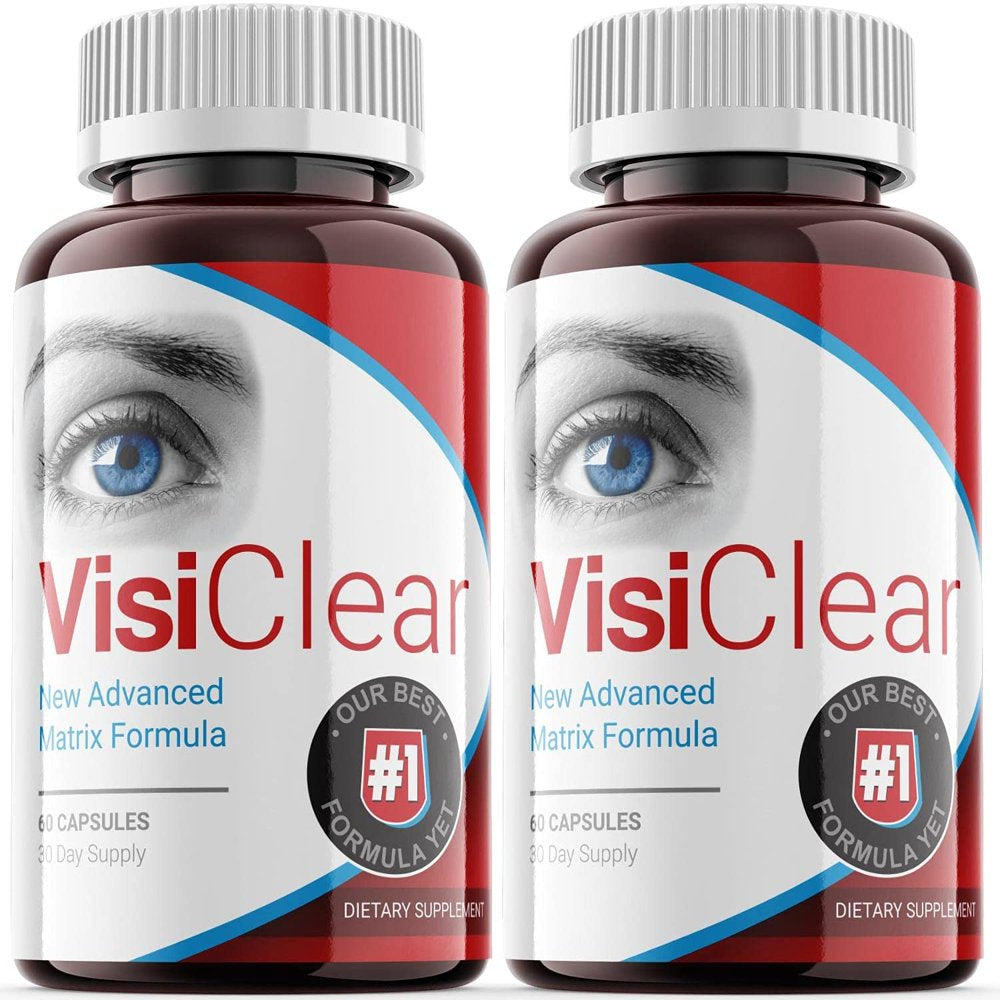 (2 Pack) Visiclear - New Advanced Revolutionary Eye Health Matrix Formula - Supports Healthy Vision - Supplement for Eyes Sight - 120 Capsules