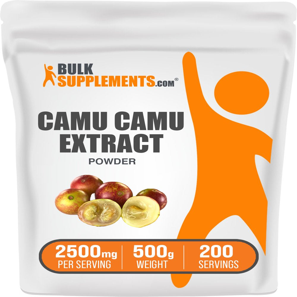 Bulksupplements.Com Camu Camu Extract Powder, 2500Mg - Antioxidant, Nutrient Rich Supplement (500G - 200 Serv)