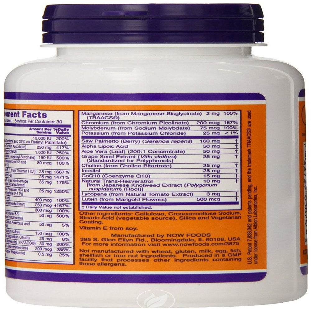 Now Foods Adam, 60 Tabs, Pack of 2