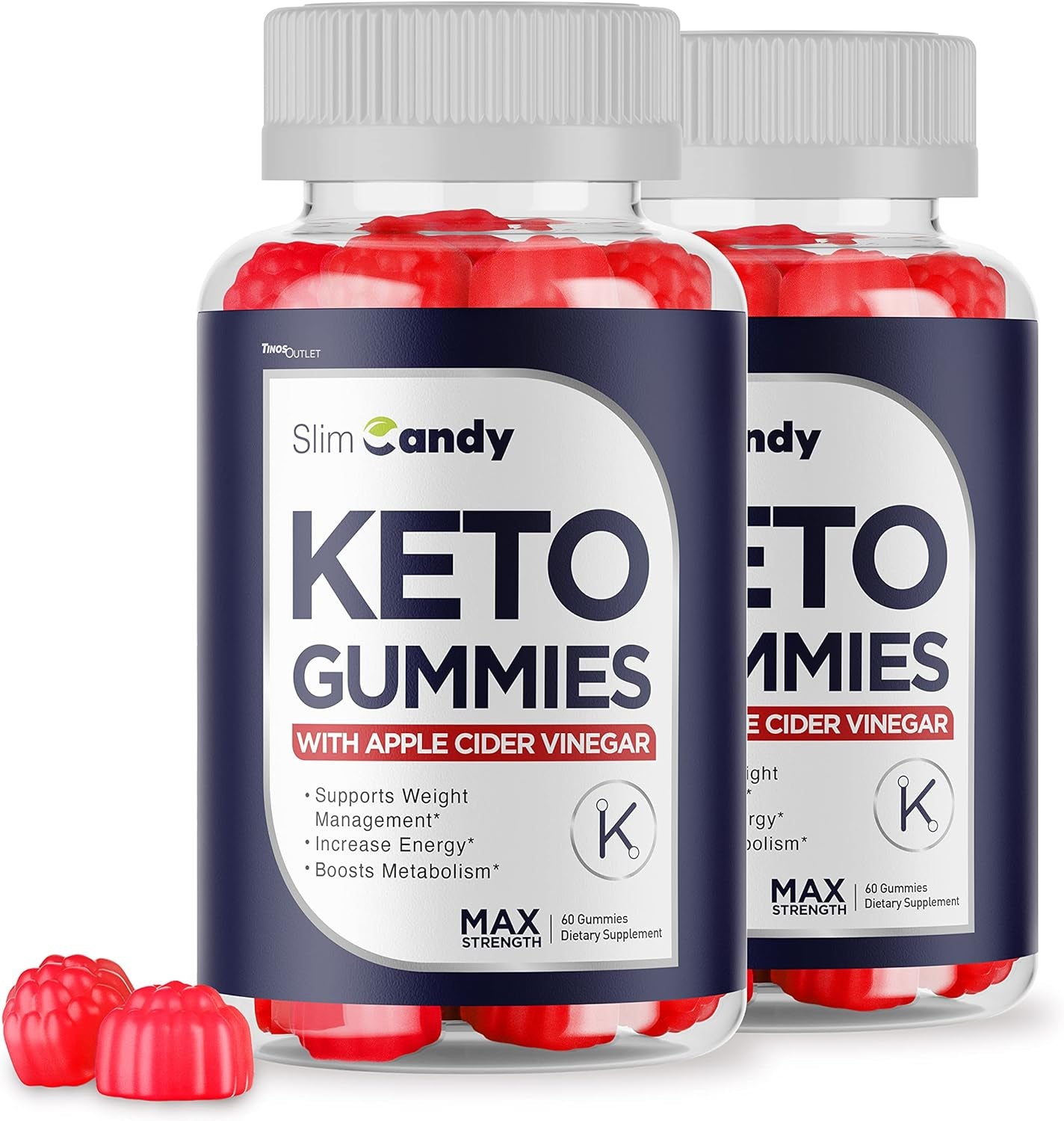 (2 Pack) Slim Candy - New Slim Candy Acv Keto Gummies to Health, Improved Formula Apple Cider Vinegar Slimcandy Keto Gummies, Luxe Slim Candy Gummy, for 60 Days Supply.