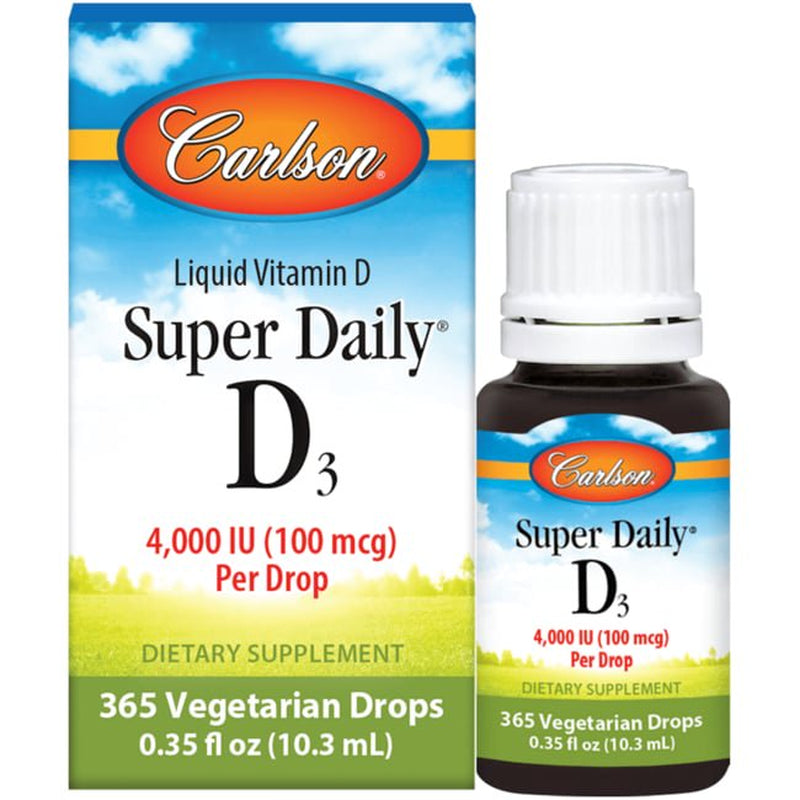 Carlson Super Daily D3 Drops, 0.35 Fl Oz