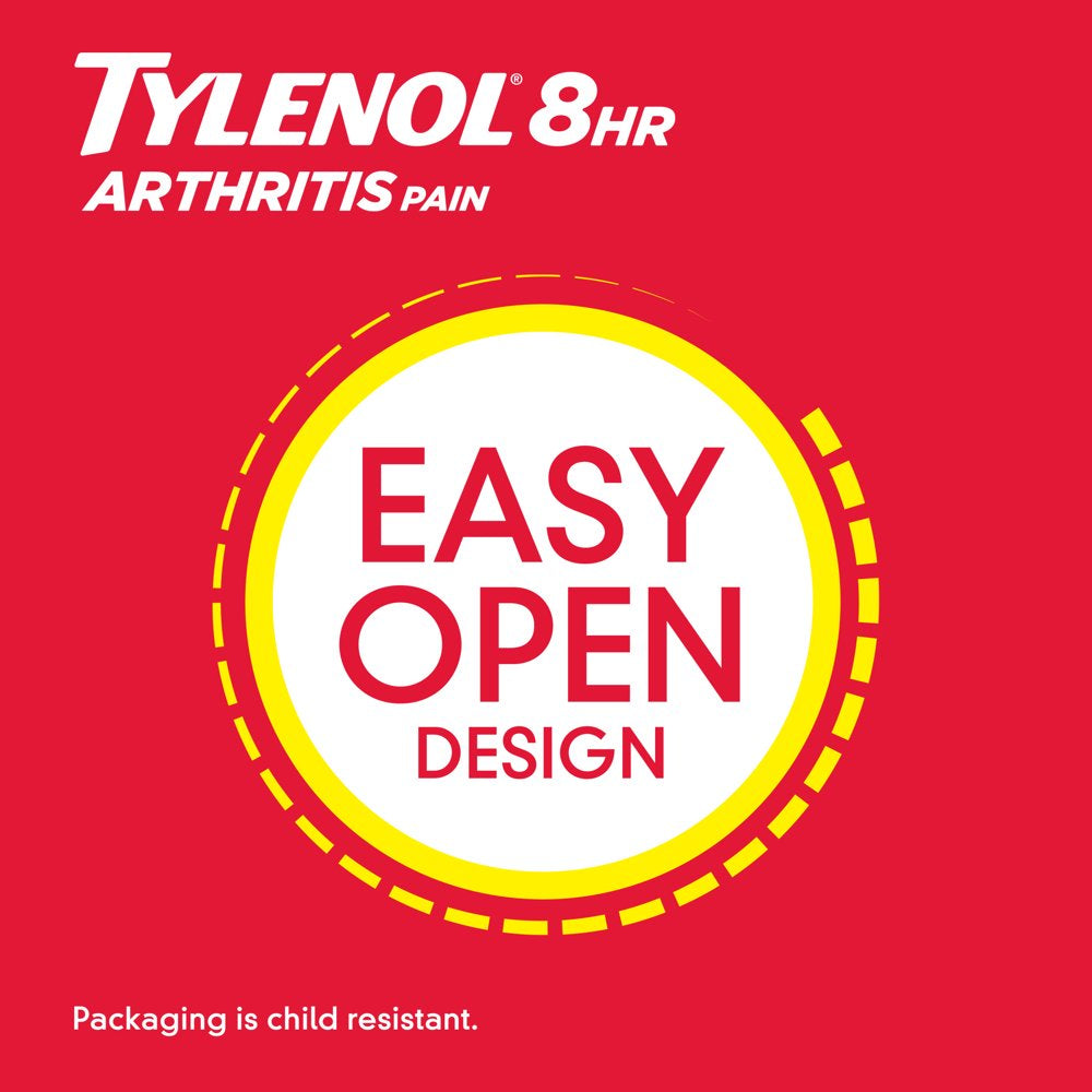 Tylenol 8 Hour Arthritis & Joint Pain Acetaminophen Caplets, 24 Count