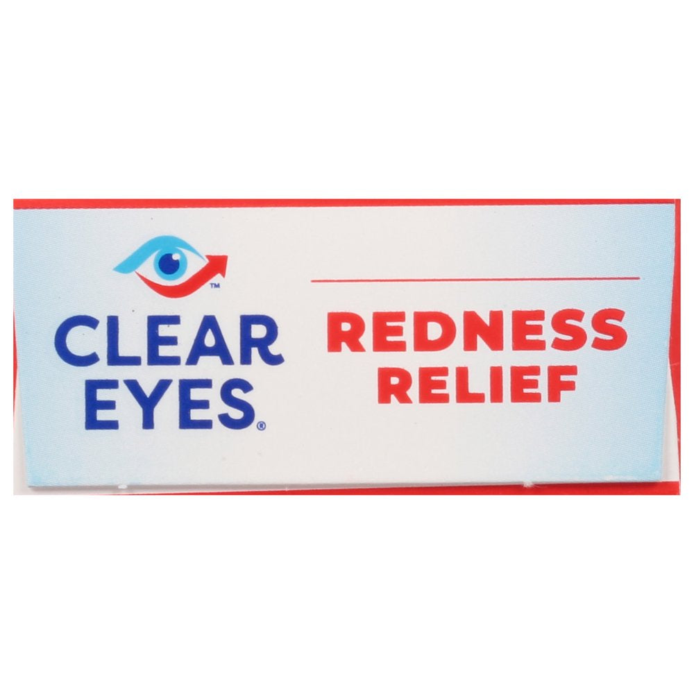 Clear Eyes Redness Eye Relief Lubricant Eye Drops, 0.5 Fl Oz