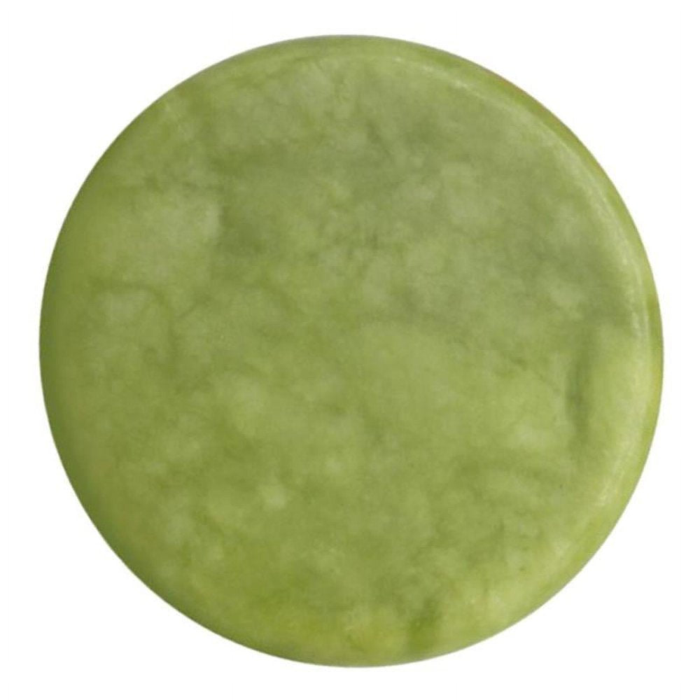 Round Jade Green Massage Stone Professional Facial Neck