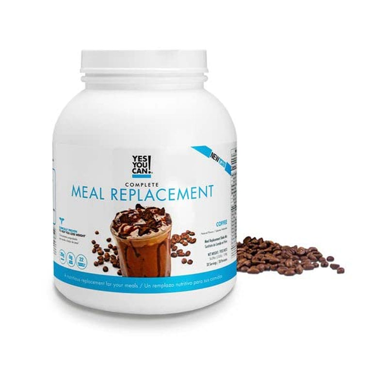 Yes You Can! Complete Meal Replacement - 15 Servings, 20G of Protein, 0G Added Sugars, 21 Vitamins and Minerals - All-In-One Nutritious Meal Replacement Shake (Coffee)