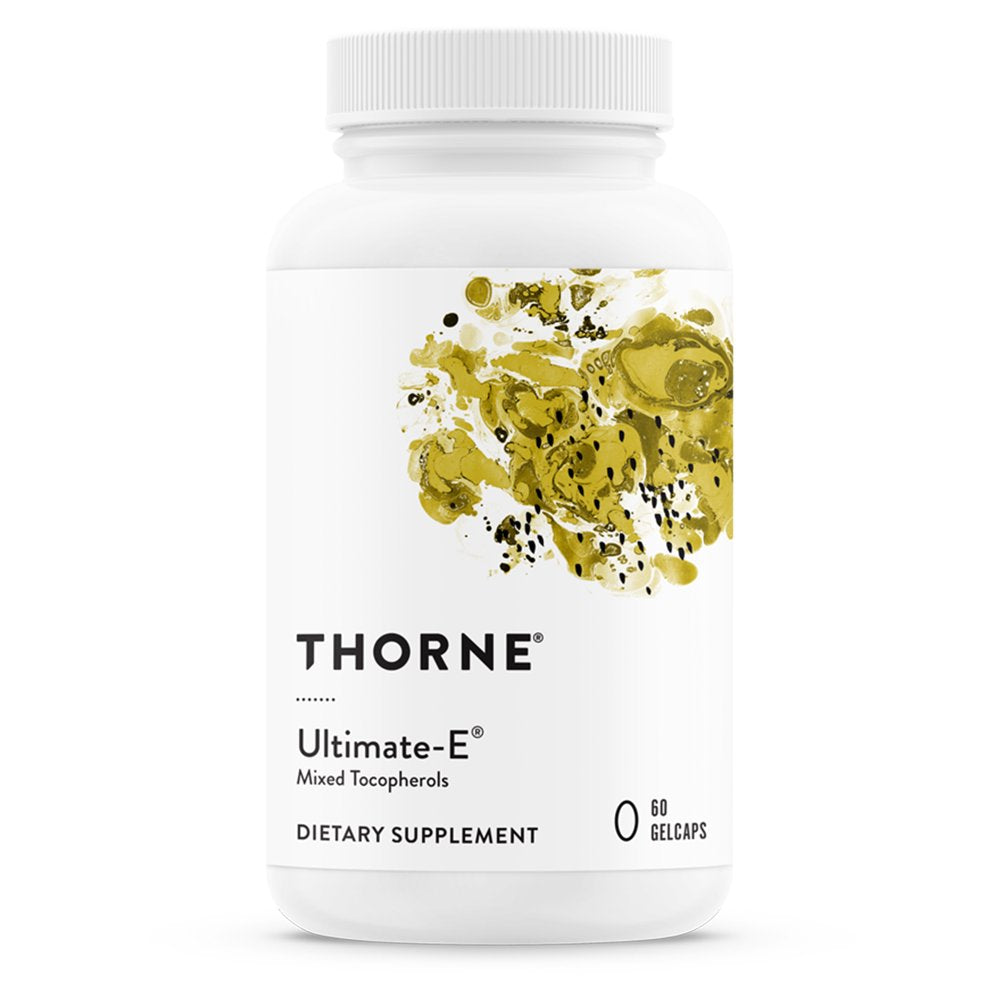 Thorne Ultimate-E, Contains All of the Natural Forms of Vitamin E, 60 Gelcaps