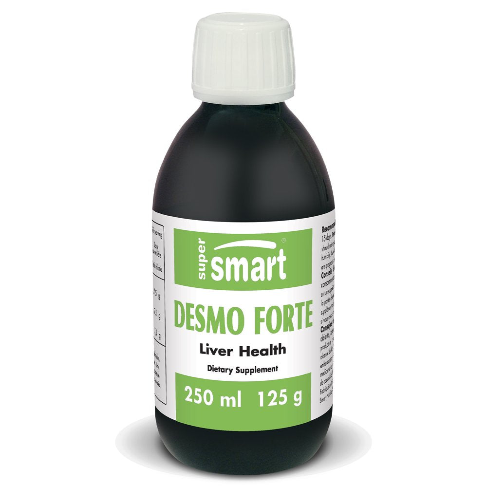 Supersmart - Desmo Forte™ - Liver Support - Health, Cleanse & Detox Supplement | Non-Gmo & Gluten Free - 250 Ml