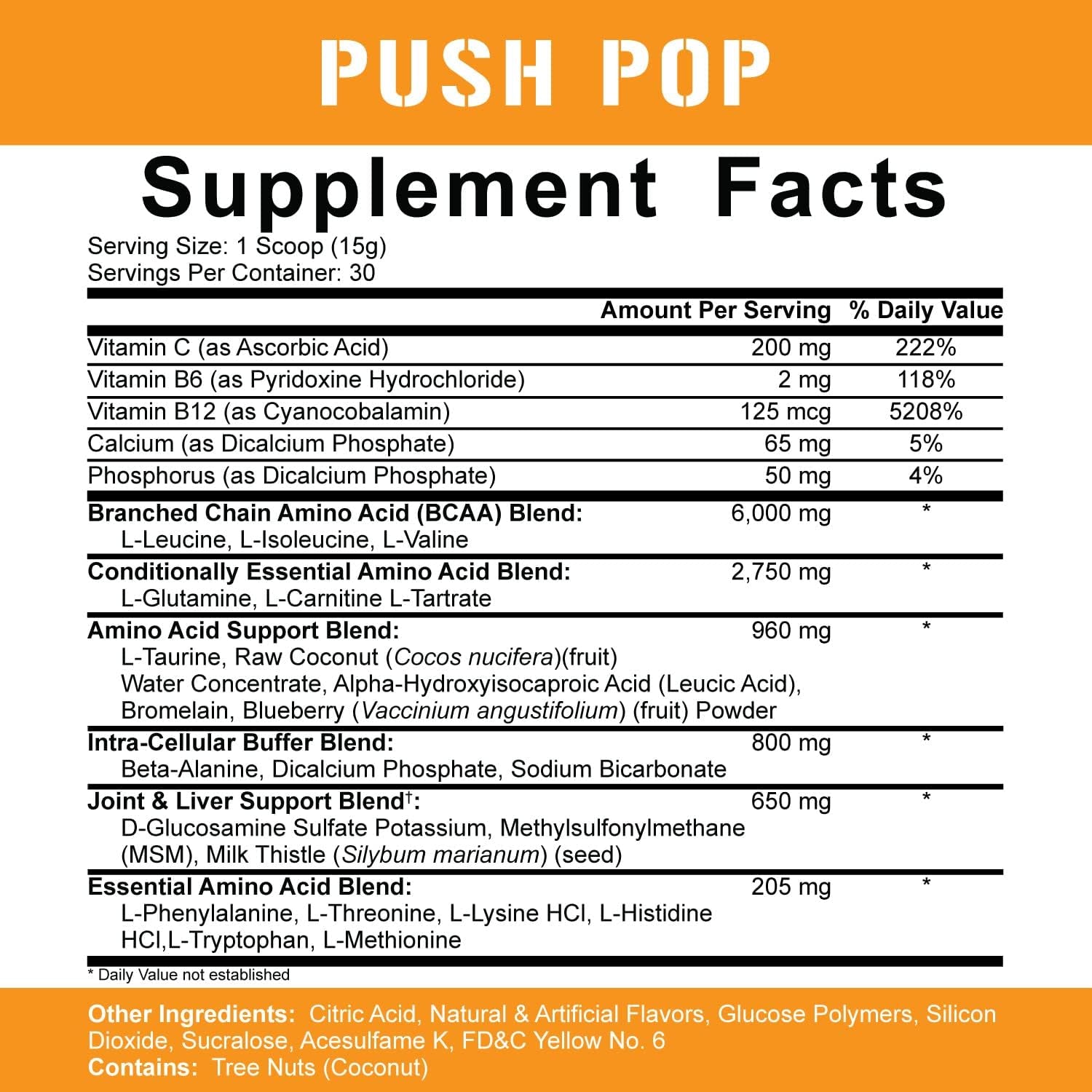 5% Nutrition Rich Piana Bundle | Alldayyoumay Amino Acid BCAA Powder (Push Pop) + Kill It Reloaded High-Stim Pre-Workout (Beach Blast)