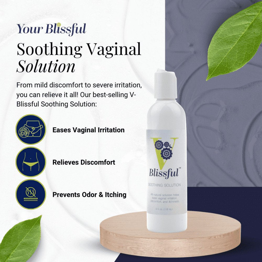 V-Blissful Vaginal Soothing Solution Natural Yeast Infection and Bacterial Vaginosis Remedy 4 Oz.