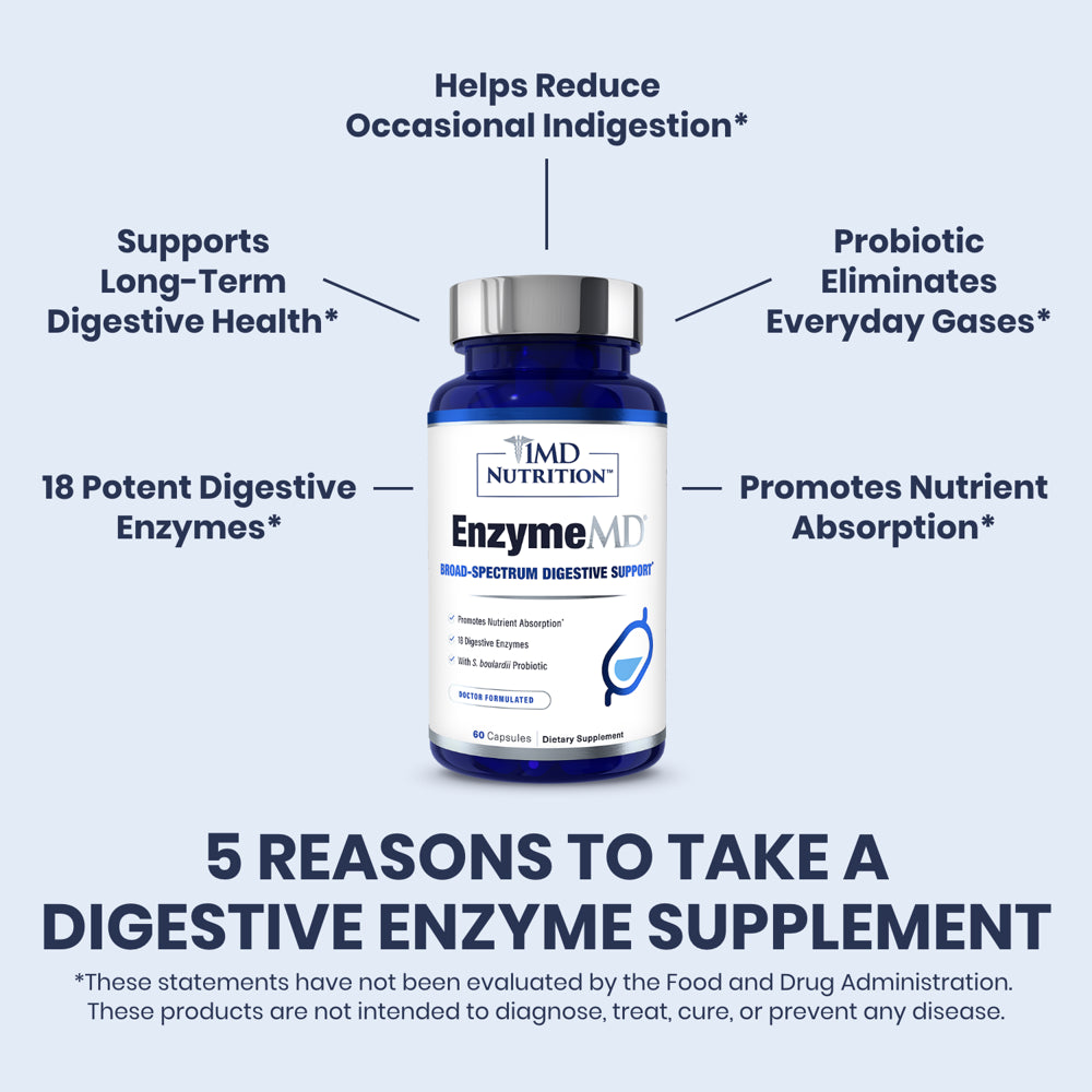 1MD Nutrition Enzymemd - Digestive Enzymes Supplement