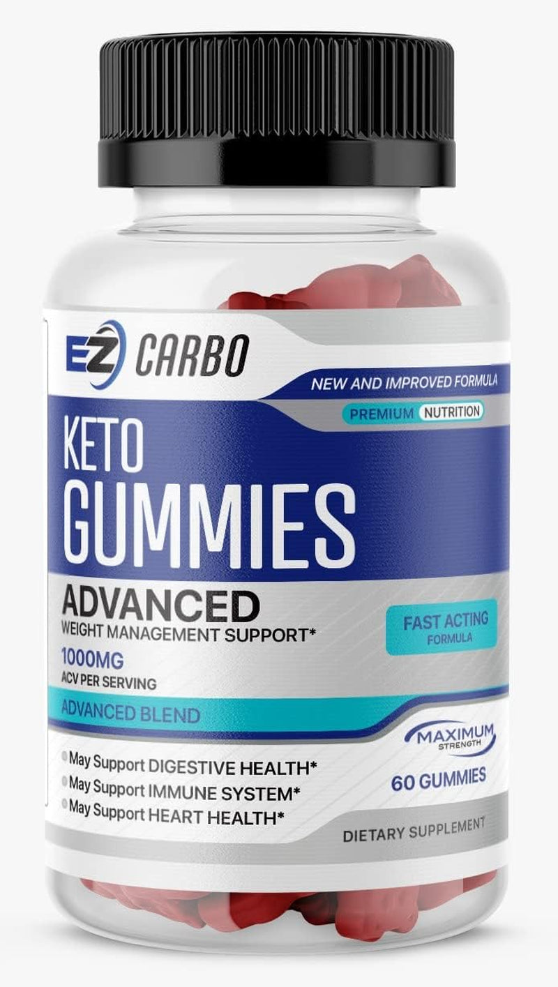 Zonata EZ Carbo Keto Gummies, 60 Count