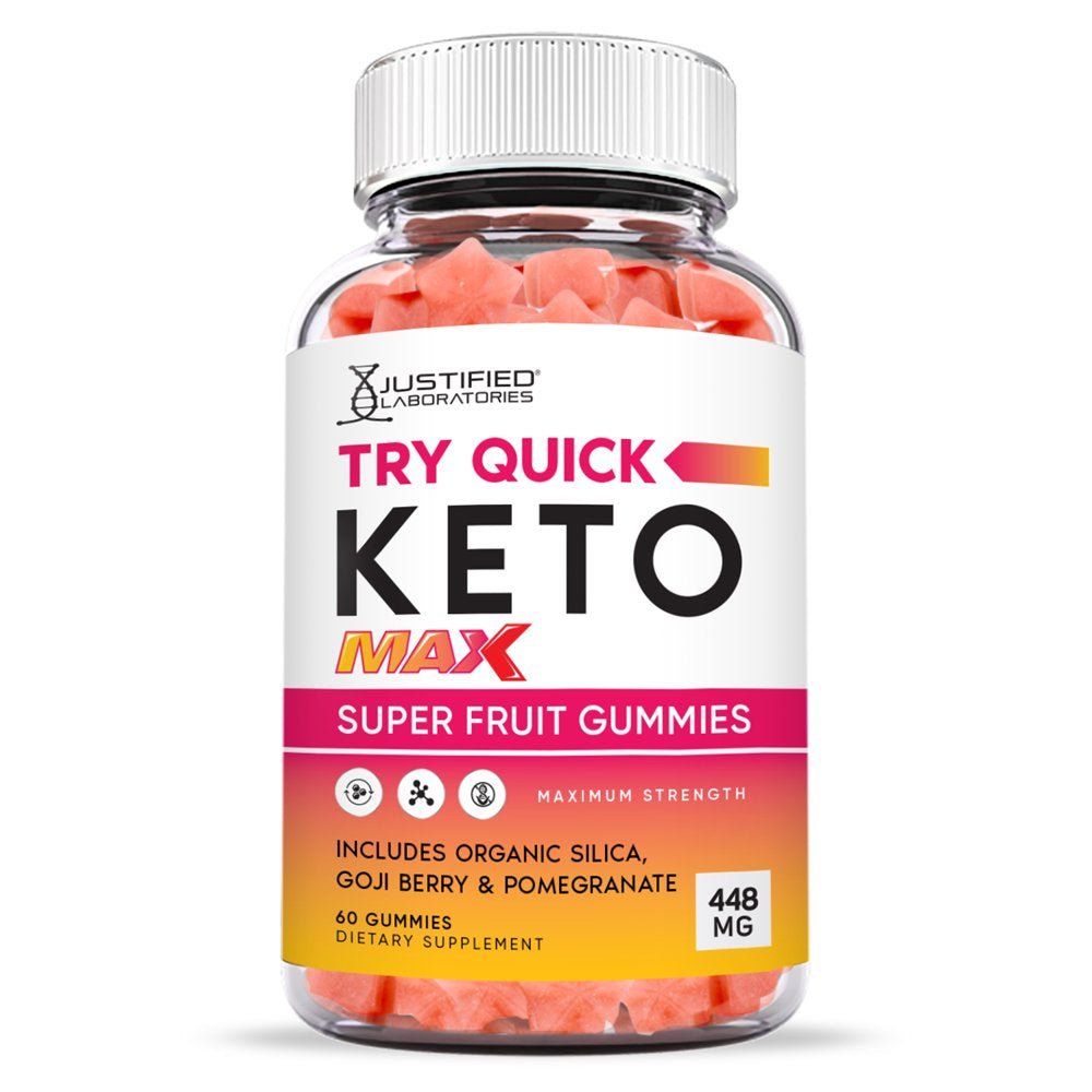 (2 Pack) Try Quick Keto Max Gummies Dietary Supplement 120 Gummys