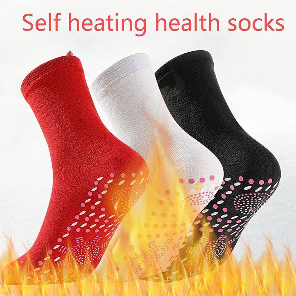 Clearance!1Pair Heated Socks for Men/Women, Outdoor Feet Warmer Socks, Anti-Freezing, for Winter Riding Camping Hiking Skiing