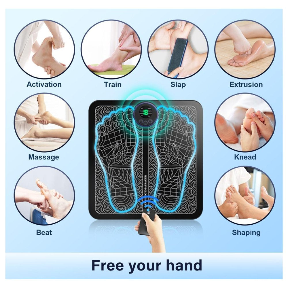 Gnhoch Foot Massage for Neuropathy -Feet Massager with Control for Circulation and Pain Relief for Improved Circulation or Muscle Relaxation and Pain Relief