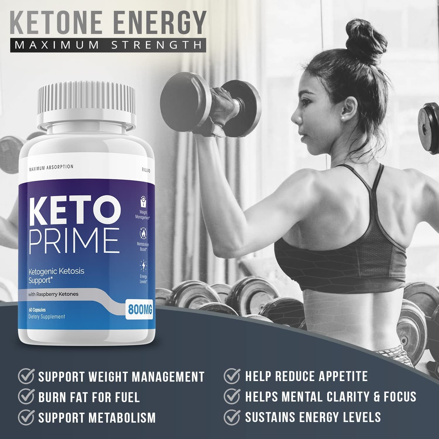 (5 Pack) Keto Prime Pill Advanced Ketogenic Weight Loss Support (300 Capsules)