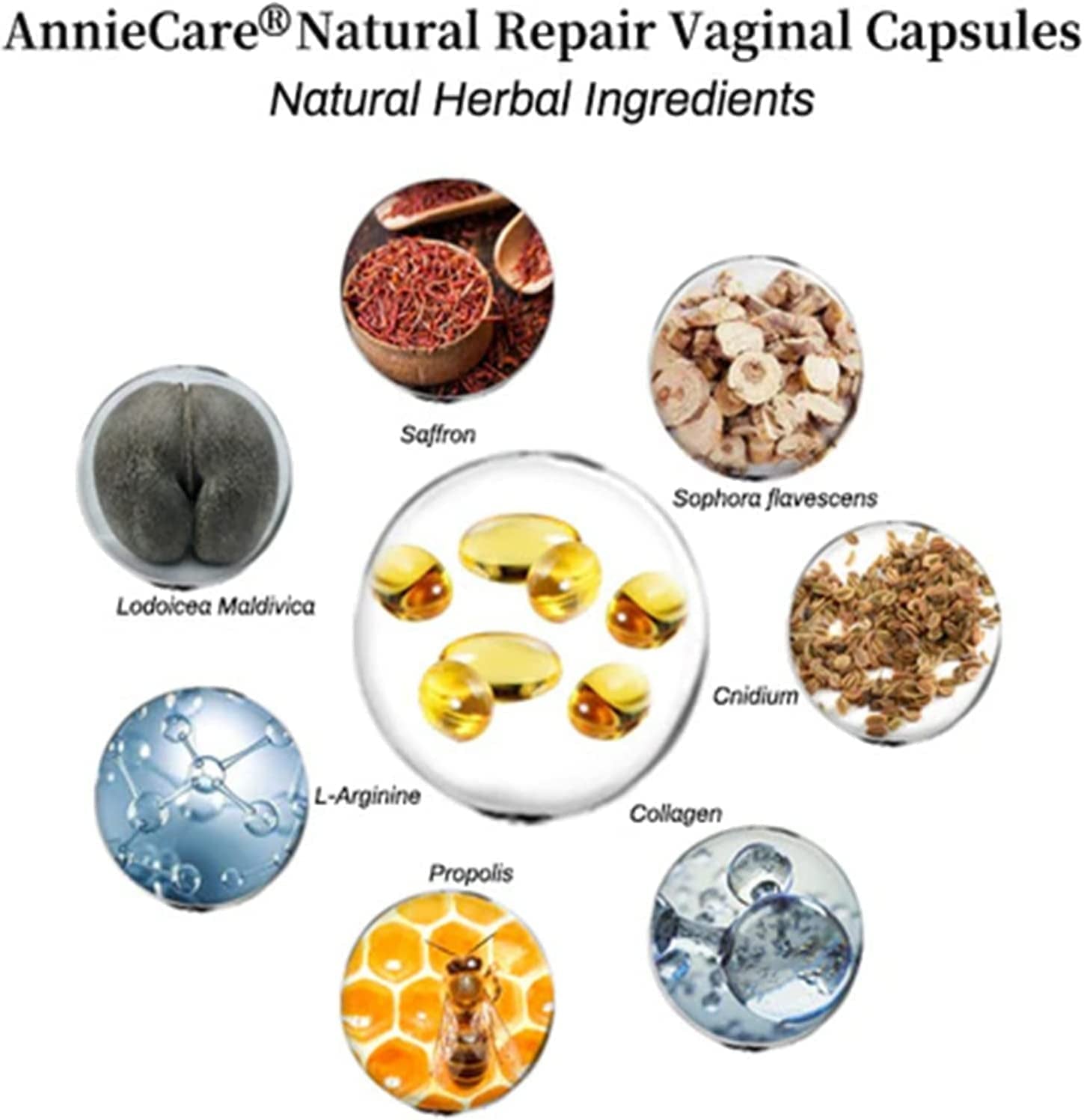 Annie Care Natural Detox Viginal Gel, Anniecare Instant Anti-Itch Detox Slimming Products, Natural Repair Vajinal Capsules