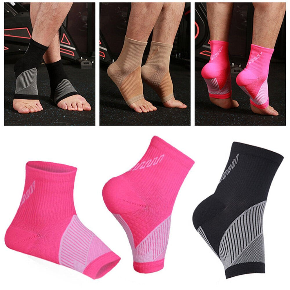 1/2Pairs Soothe Socks Toeless for Neuropathy Compression Ankle Compression Socks