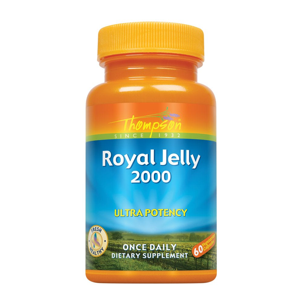 Thompson Royal Jelly, Ultra Potency, 2,000 Mg, 60 Vegetarian Capsules