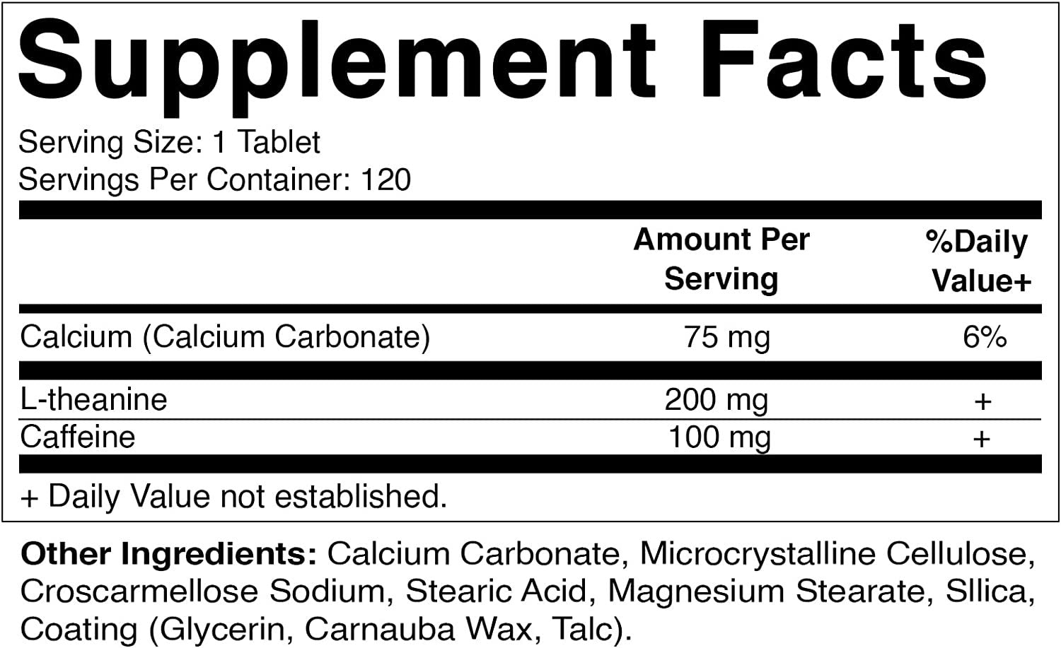 2 Packs Vitamatic Caffeine Pills with L-Theanine - 300 Mg per Tablet - 120 Vegetarian Tablets - Nootropic Supplement for Focused Energy (Total 240 Tablets)