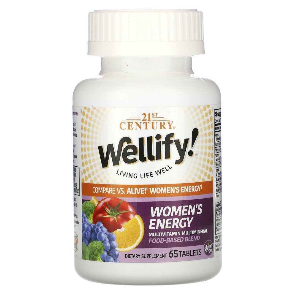 21St Century Wellify Women'S Energy Multivitamin & Multimineral Tablets, 65 Ea, 2 Pack