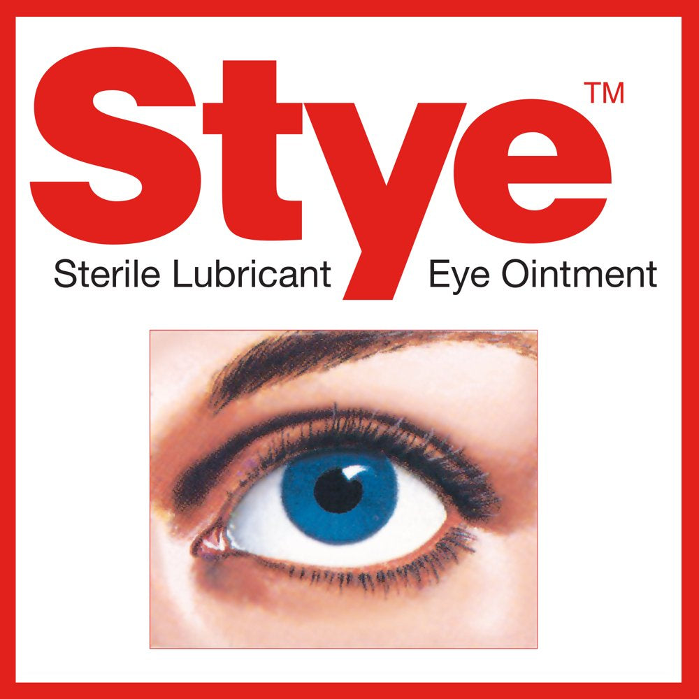 Stye Sterile Lubricant Eye Ointment, Ophthalmologist Tested, 0.125 Oz