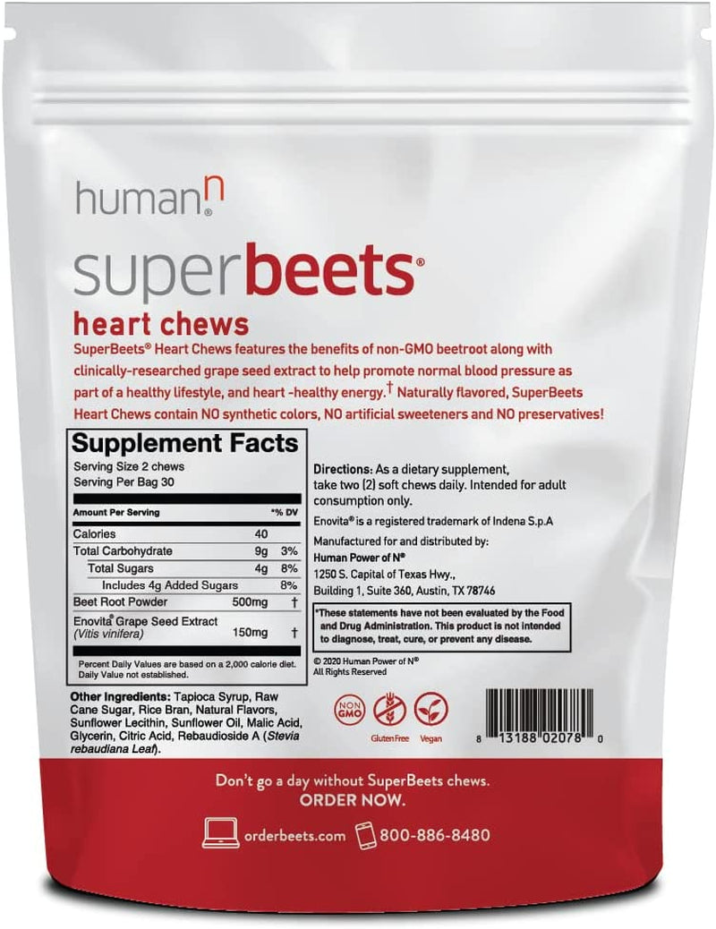 Humann Superbeets Superbeets Heart Chews & Memory + Focus Chews & Neo40 Daily Bundle