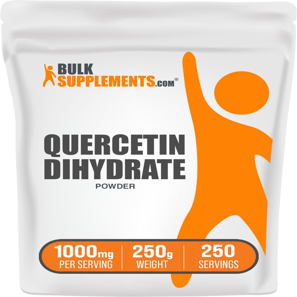 Bulksupplements.Com Quercetin Dihydrate Powder, 1000Mg - Antioxidant Supplement - Quercetin Supplement (250G - 250 Servings)