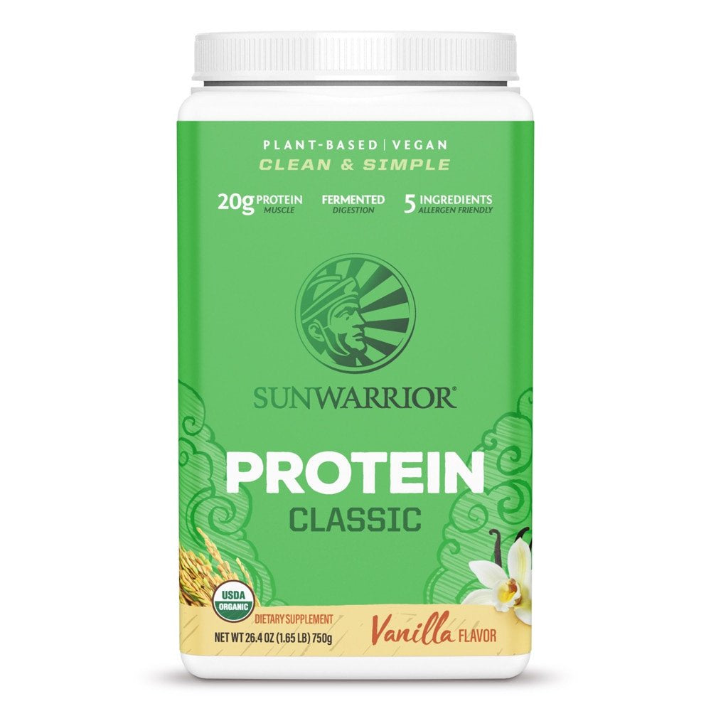 Sunwarrior Protein Classic Vanilla -- 30 Servings