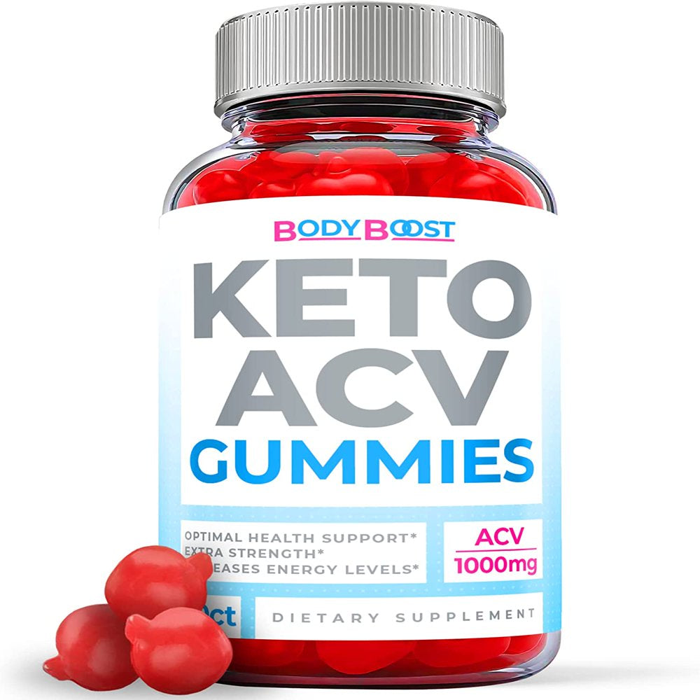 (1 Pack) Body Boost Keto ACV Gummies - Supplement for Weight Loss - Energy & Focus Boosting Dietary Supplements for Weight Management & Metabolism - Fat Burn - 60 Gummies