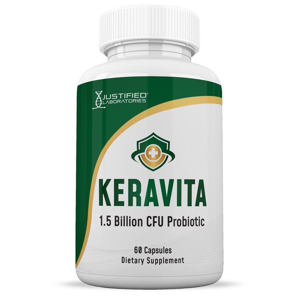 (5 Pack) Keravita 1.5 Billion CFU Probiotic Nail Support 300 Capsules