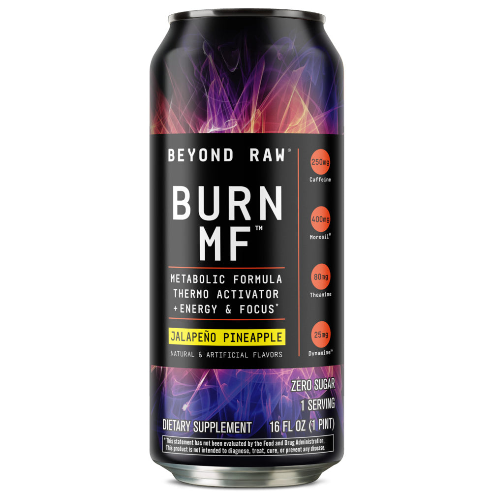 BURN MF™ On-The-Go Thermogenic, Jalapeno Pineapple, 16 Ounces, Metabolic Formula plus Nootropics & Energy