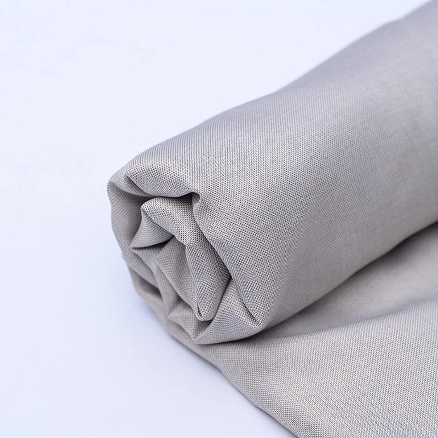 Wzglod EMF SHELTER Silver Fiber Radiation Protection Fabric,Mother and Baby Clothing Fiber Cloth Fabric Polyester Silver Twill Radiation Protection Fabric,Silver-4M