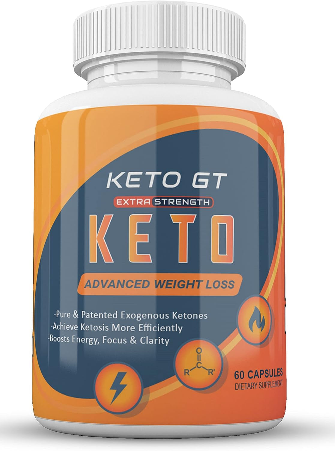 (Official) Keto GT, Advanced Formula, Made in the USA, (1 Bottle Pack), 30 Day Supply