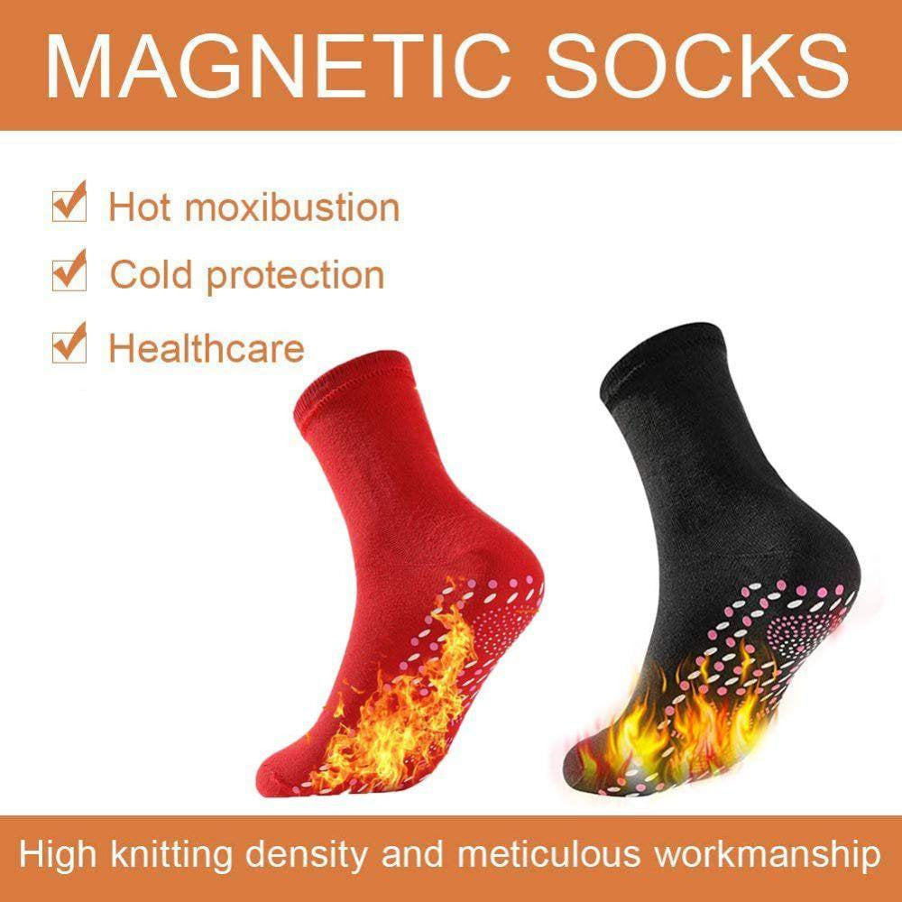 Clearance!1Pair Heated Socks for Men/Women, Outdoor Feet Warmer Socks, Anti-Freezing, for Winter Riding Camping Hiking Skiing