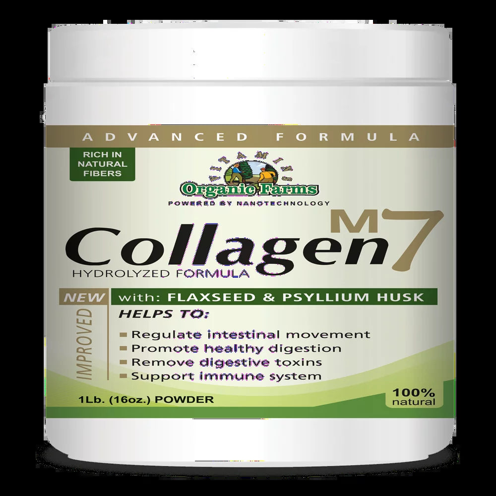 Collagen M7-1Lb. (16Oz.) Powder - Promotes Healthy Digestion - 100% Natural - Dietary Supplement