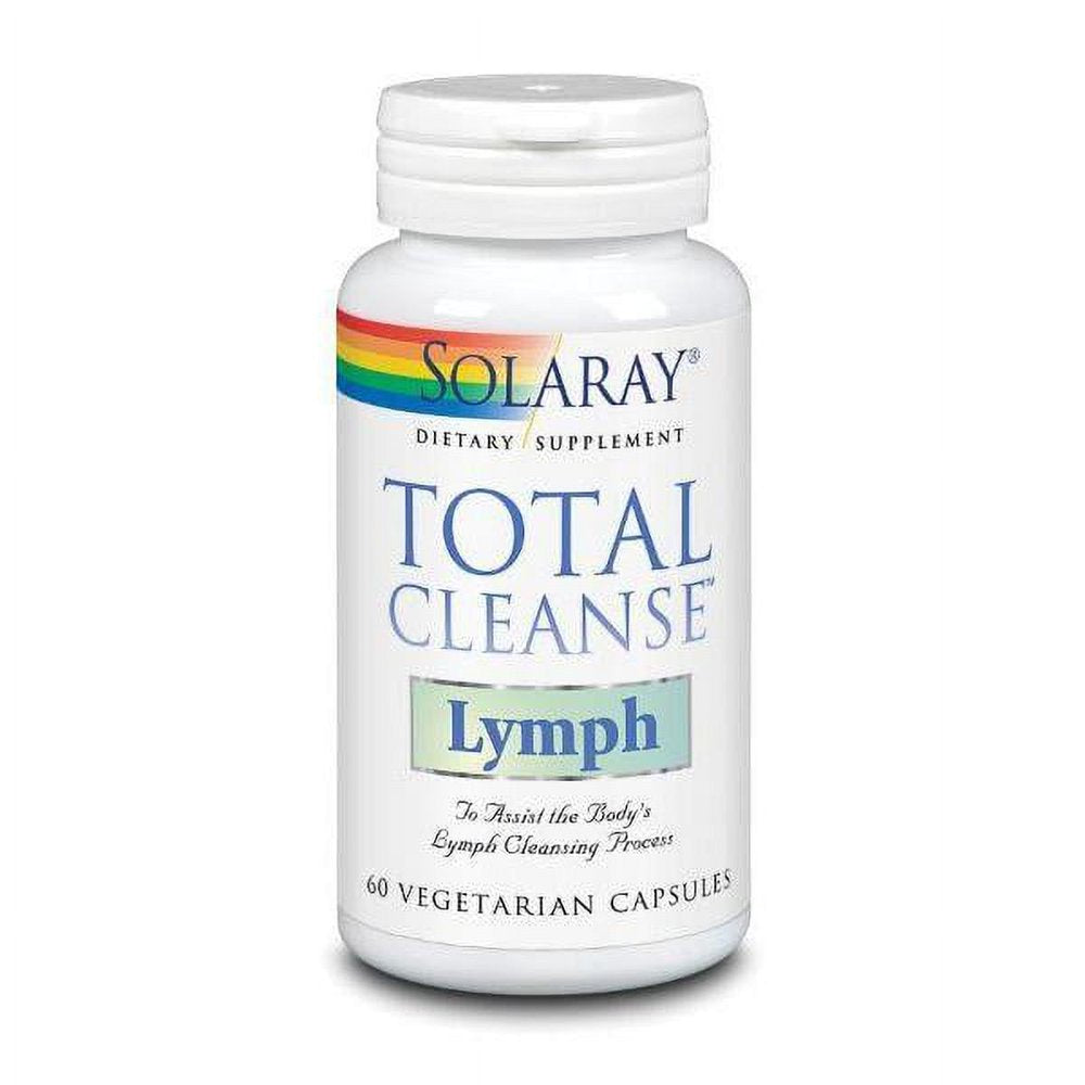 Solaray Total Cleanse Lymph | Red Root, Echinacea, Ginger and More for Healthy Cleansing Support | 60 Vegcaps, 30 Serv.
