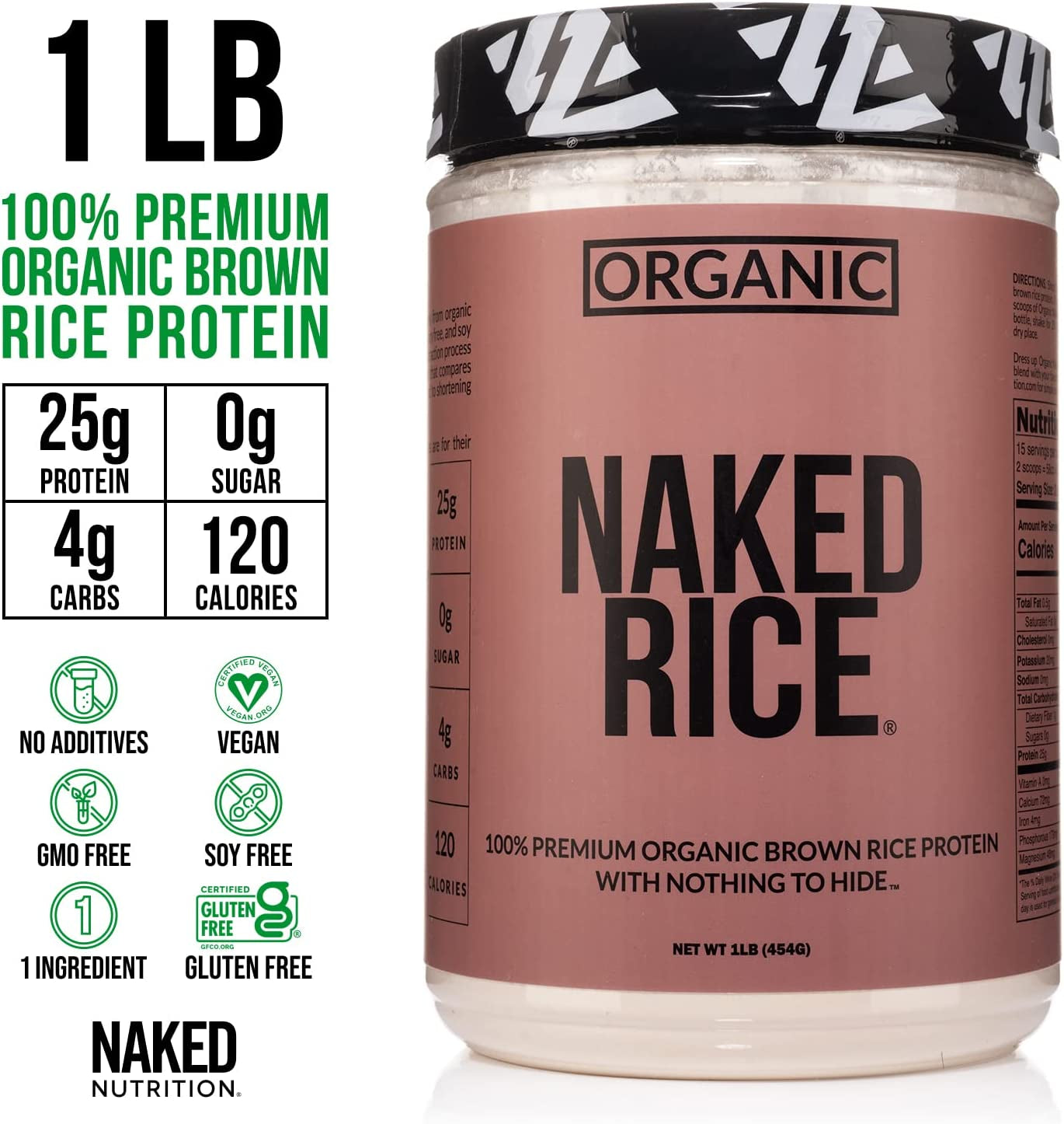 Vegan Protein Bundle: Naked Seed and 1LB Naked Rice