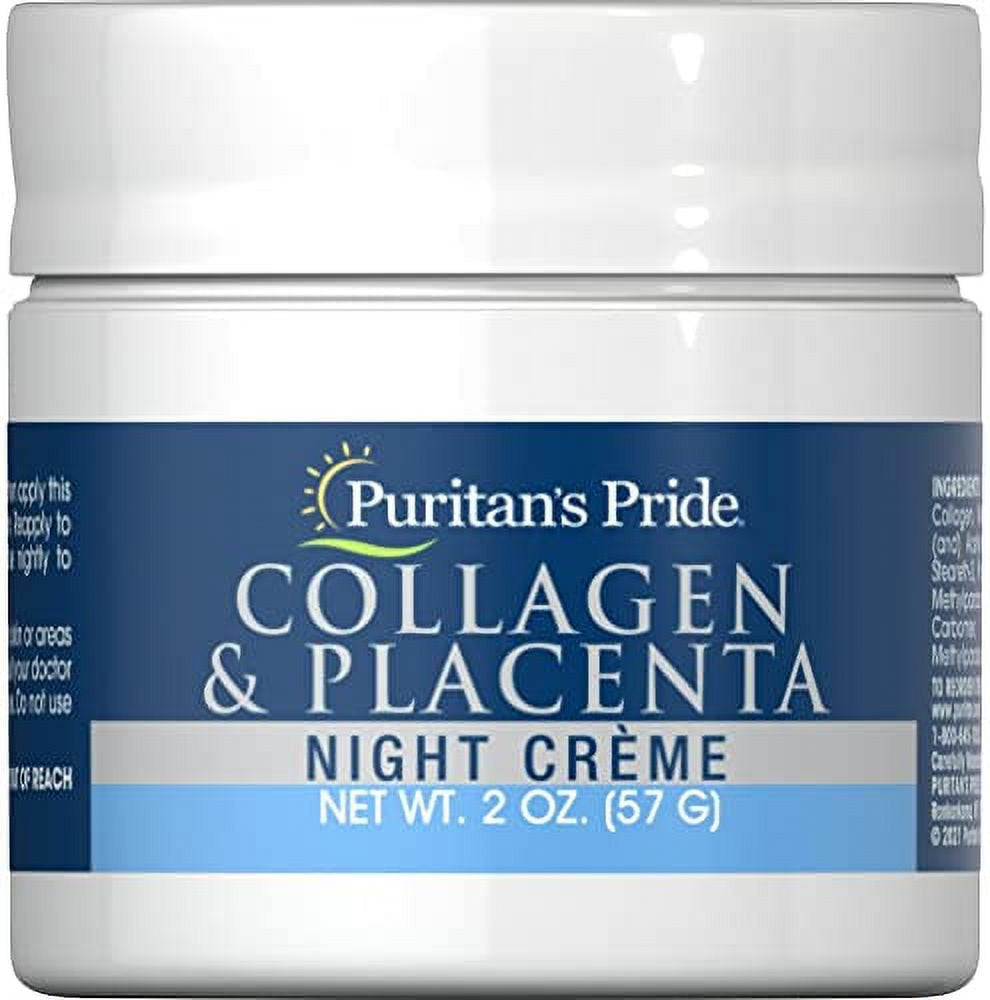 Puritan'S Pride Collagen and Placenta Night Creme 2 Oz (2 Pack)
