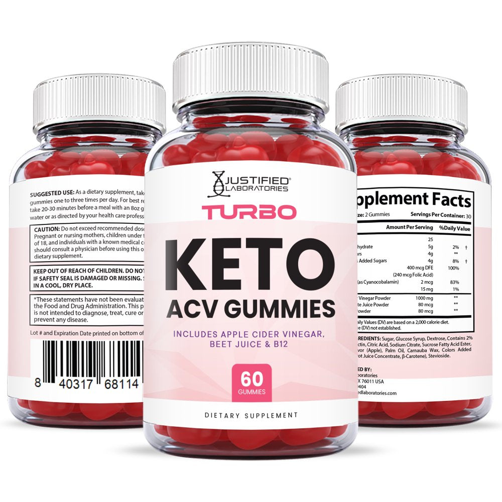 Turbo Keto ACV Gummies 1000Mg & Keto ACV Pills 1275MG Bundle